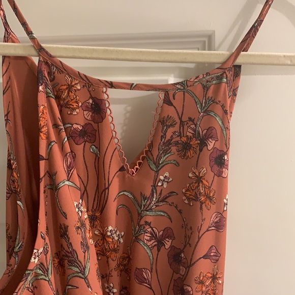 mini dress sleeveless peephole back rope tassel - Picture 2 of 4